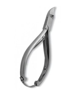 Nail Cutter, Double Spring w/lock. Mirror Finish.