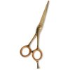 Professional Hair Cutting Scissor with razor edge. Multicolor Coating. Three Rings with screw adjust