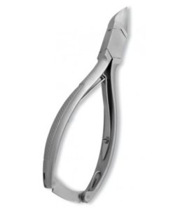 Nail Cutter, Double Spring w/lock. Mirror Finish.