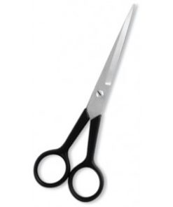 Hair Cutting Scissor. Plastic handle Satin Finish.