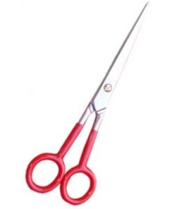 Hair Cutting Scissor. Plastic handle Satin Finish.